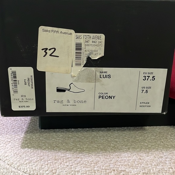 Rag And Bone Peony Suede Mules - Picture 5 of 5